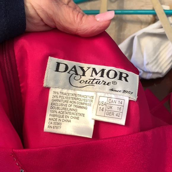 Daymor Couture Evening Gown Formal 14 Mother of Bride - Picture 9 of 12